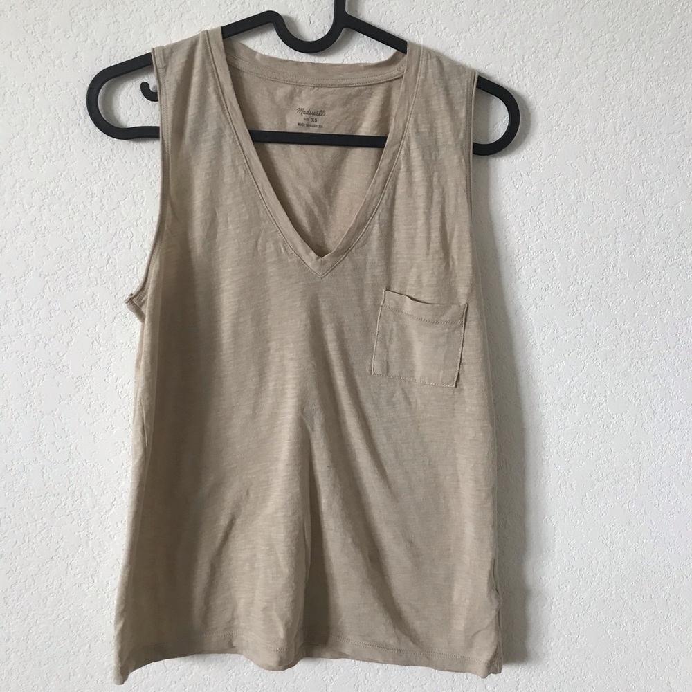 Madewell V-neck tank top